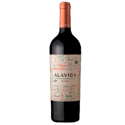 Alavida Kosher Mevushal Organic Malbec - No sulfites added